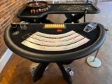 Blackjack tables with 4 decks of playing cards